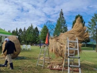 장수군, 장수누리파크 볏짚 공예 제작 전시