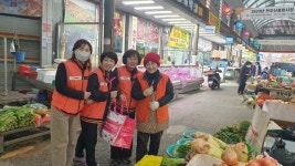 전주상진신협, 전통시장 활성화 위해 장바구니 나눔