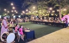 환상적인 야경 속에서 펼쳐진 백제왕궁연회 ‘봄밤 만끽’