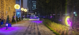 익산경찰서 앞 배산보훈공원 산책로 조성