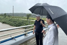 최훈식 장수군수, 금강 유역 운곡교 하천수위 긴급 점검