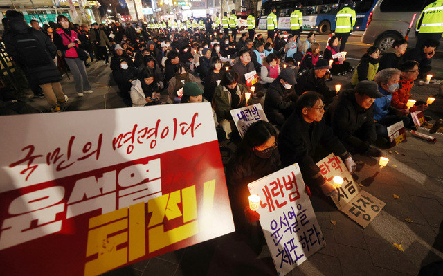 고려대 주도 윤석열 대통령 파면 촉구 시국 선언, 대학가 내란 종식 요구하지.