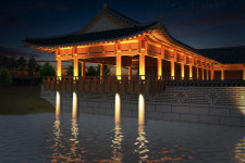 [한신협 공동기획-팔도 건축기행] 전주 덕진공원 연화정⋯전통과 현대가 호수 위에서 만나다