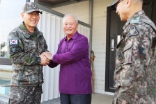 35사단, 설 맞아 참전용사 위문