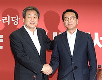현기환 정무수석 김무성 대표 예방, 당·청관계 정상화 예고