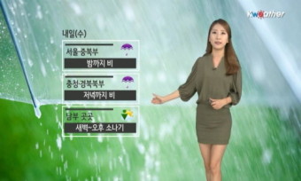 [내일날씨] 내일(31일·수) 전국 흐리고 '비'… 바람 불며 '서늘'