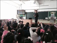 어간·남도초등학교 어린이들 서다, 보다, 걷다