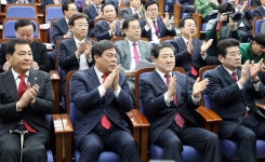 통합당 원내대표 경선 4파전 양상