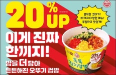 이게 진짜 한끼지… 더 든든해진 오뚜기 컵밥