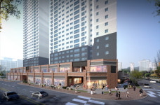 테라스가 설계된 삼송원흥역 푸르지오 상가 분양