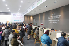 e편한세상 디오션시티2차 견본주택 오픈 첫날부터 인산인해