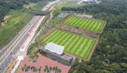 홍철호 의원, 한강신도시 마산동 천연잔디 솔터축구장 21년 준공