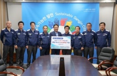 현대제철 당진제철소 협력사 봉사단, 지역 취약계층 위해 마스크 기부