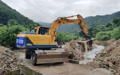 현대건설기계, 충청·경기 수해지역 복구작업에 굴착기 11대 지원