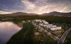 (주)제일건설, 테라스하우스 미륵산 더 테라스 오투그란데 2차 견본주택 성황