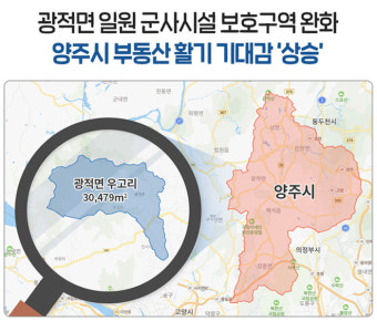 군사시설 보호구역 해제 및 완화, 양주 부동산시장 활기