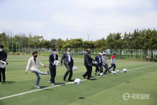 부산환경공단, 강변하수처리장 환경공원 내  축구대회 개최