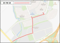 의정부시, 국도43호선(송산로) 교통난 해소···1.17km 임시 도로 개통