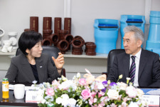 한화진 환경장관, 고강도 상수도관 수출 방안 논의