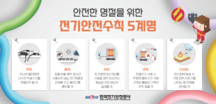전기안전공사, 안전한 추석 위한 전기안전수칙 5계명 발표