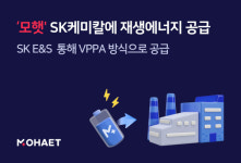 모햇 재생에너지, SK E&S 통해 SK케미칼에 태양광 공급