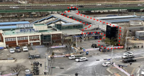 국가철도공단, 경부선 금천구청역 시흥과선 보도육교 엘리베이터 개통