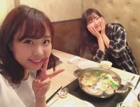 [#별별샷]NMB48 시로마 미루…“유우카와 훠궈 먹어요”