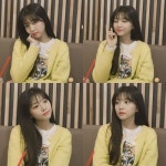 [#별별샷]강남스캔들 라붐 해인, 병아리 같은 귀여움…촬영장서 찰칵