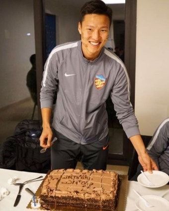 [#별별샷]축구 국가대표 권경원, 훈훈한 미소 돋보이는 사진 화제