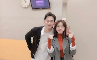 걸스데이 민아 X 온주완 다정한 투샷 '눈길'