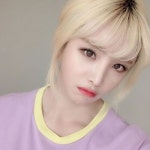 아프리카티비(TV) BJ이설, 금발 헤어스타일도 찰떡 