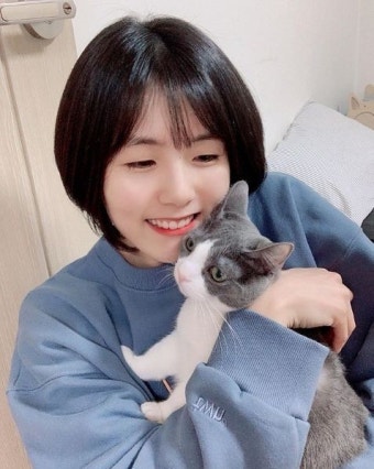 '서진용' 배구선수 이재영, 고양이와 교감하는 모습 '러블리'