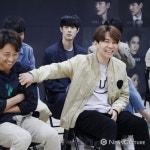 [NC포토] 유성재·박영수·이승현, 형님들의 화기애애 (미아 파밀리아 연습실 공개현장)