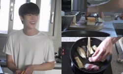 NCT 도영 세트 떡볶이1인분+튀김 4개 범벅+순대 1인분(나 혼자 산다)