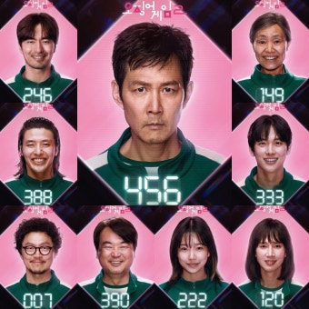 '오징어 게임' 시즌2, 이정재·이진욱·강하늘·임시완·박성훈·조유리·박규영·탑, 신상정보 다 밝혀졌다