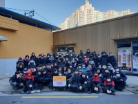 송일초, 홀몸노인에 연탄 3천장 나눔