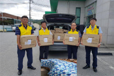 영주 안정면 행정복지센터, 취약계층 23가구에 쿨매트 지원
