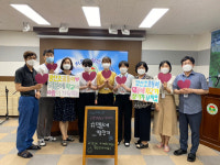 부모님·선생님·친구들…덕분에 고맙습니다 장산초 덕분에 챌린지로 감사·격려