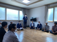 경북농협, 상주 병천마을에 방역품 전달