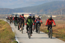 경주 형산강 강변 자전거 도로 현장 점검
