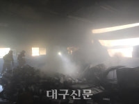 대구 서구 이현동 공장 창고에서 화재…1시간 만에 진화