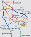 대구권 도시 연결 광역순환 고속도로망 추진