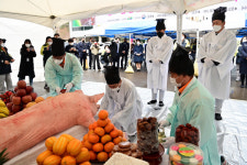동구청, 천연기념물 측백나무 숲 보존 기원제