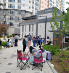 영천 LH센트럴타운 벼룩시장 풍성