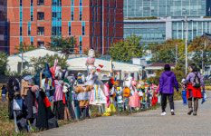 학정동에 뜬 허수아비 군단