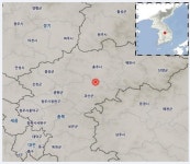 [속보] 기상청 충북 괴산군 북동쪽서 규모 4.3지진 발생→규모 4.1로 하향 조정