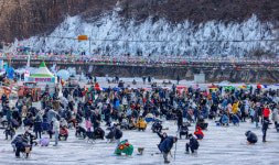 안동 얼음 축제 북적