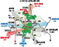 대구권 광역교통 8축+4R 모델 제시