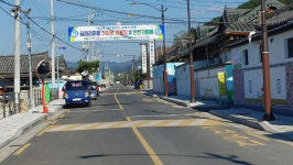 경주 숲머리마을 도시계획도로 10년만에 완공