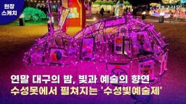 연말 대구의 밤, 빛과 예술의 향연  수성빛예술제